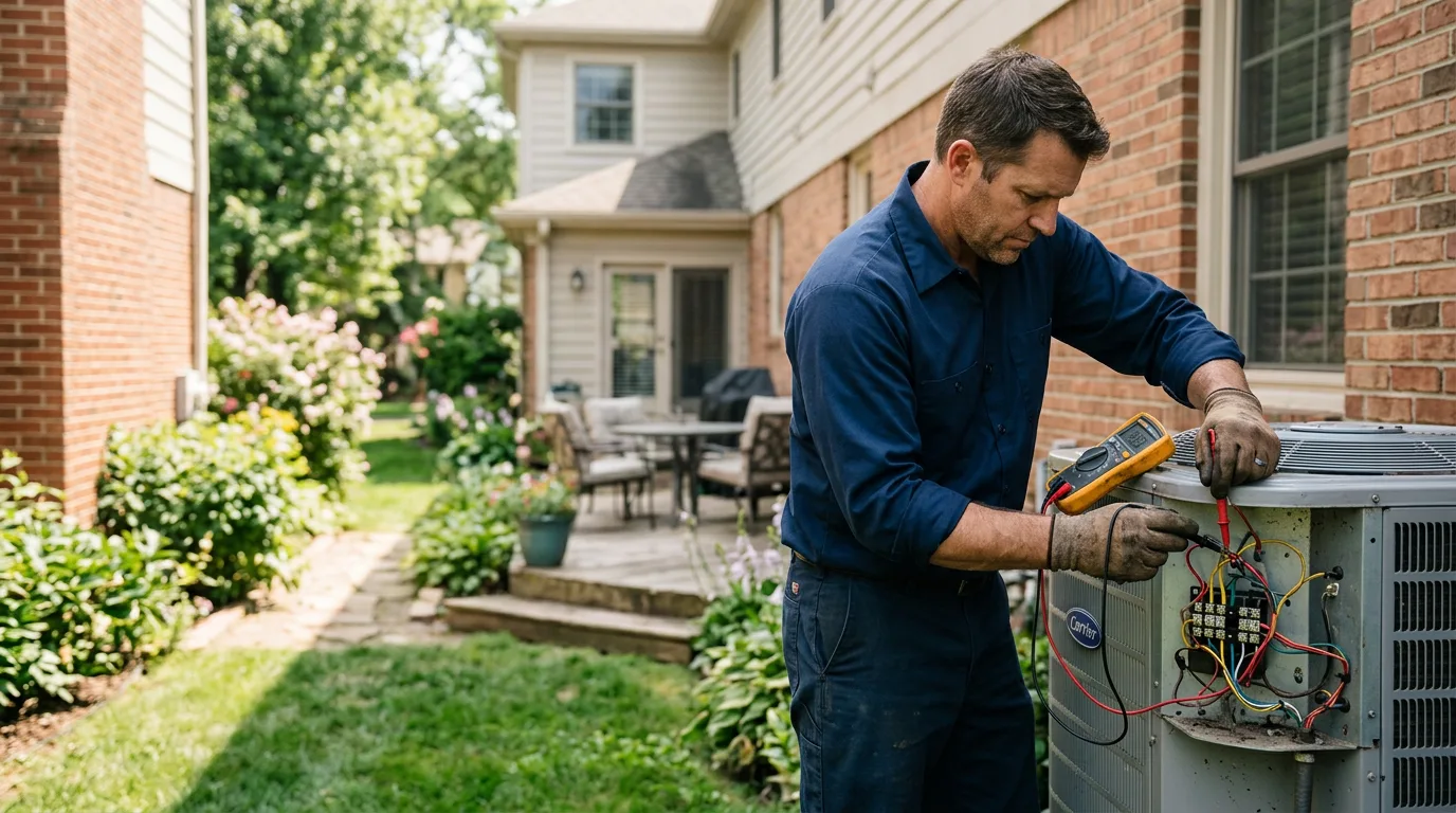 HVAC technician working near Redwood City, CA